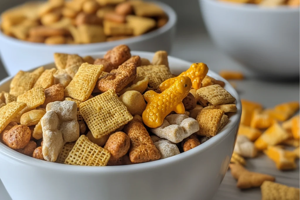 What is in Chex Mix Traditional?