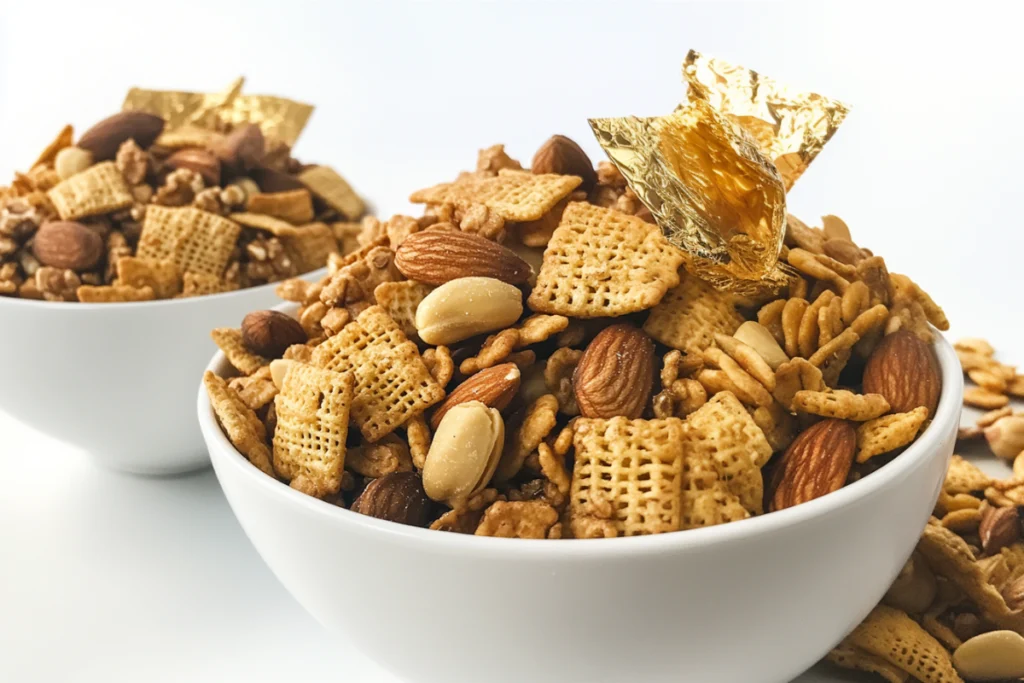 What is the chex mix seasoning made of?