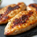 chicken breast on blackstone