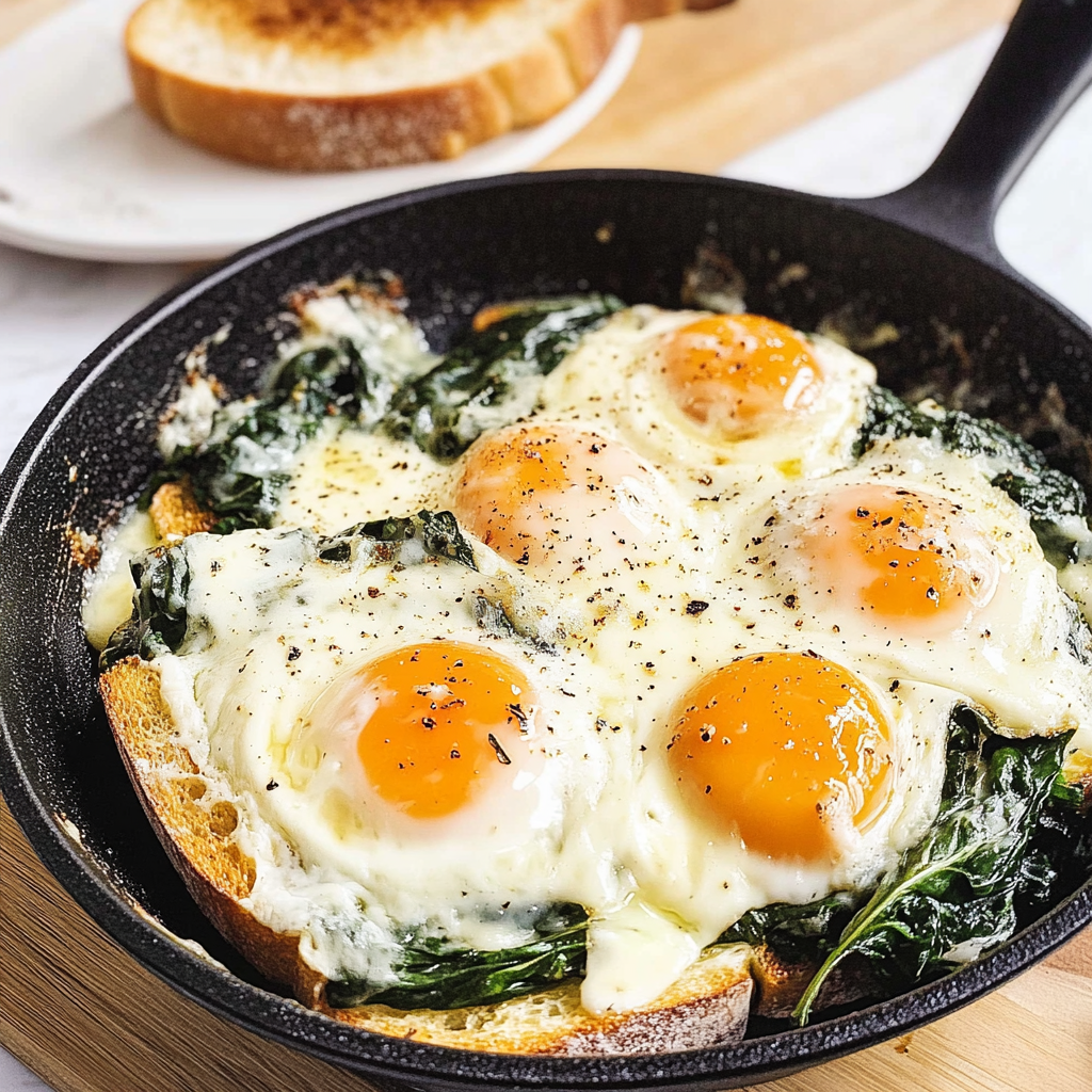 Baked Eggs Florentine