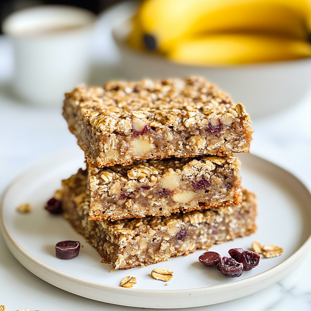 Banana Oatmeal Bars