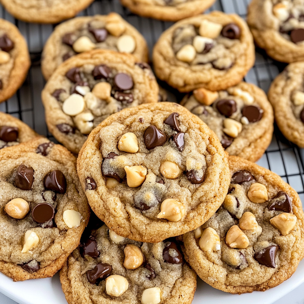 Dark Chocolate Chip Hazelnut Cookies