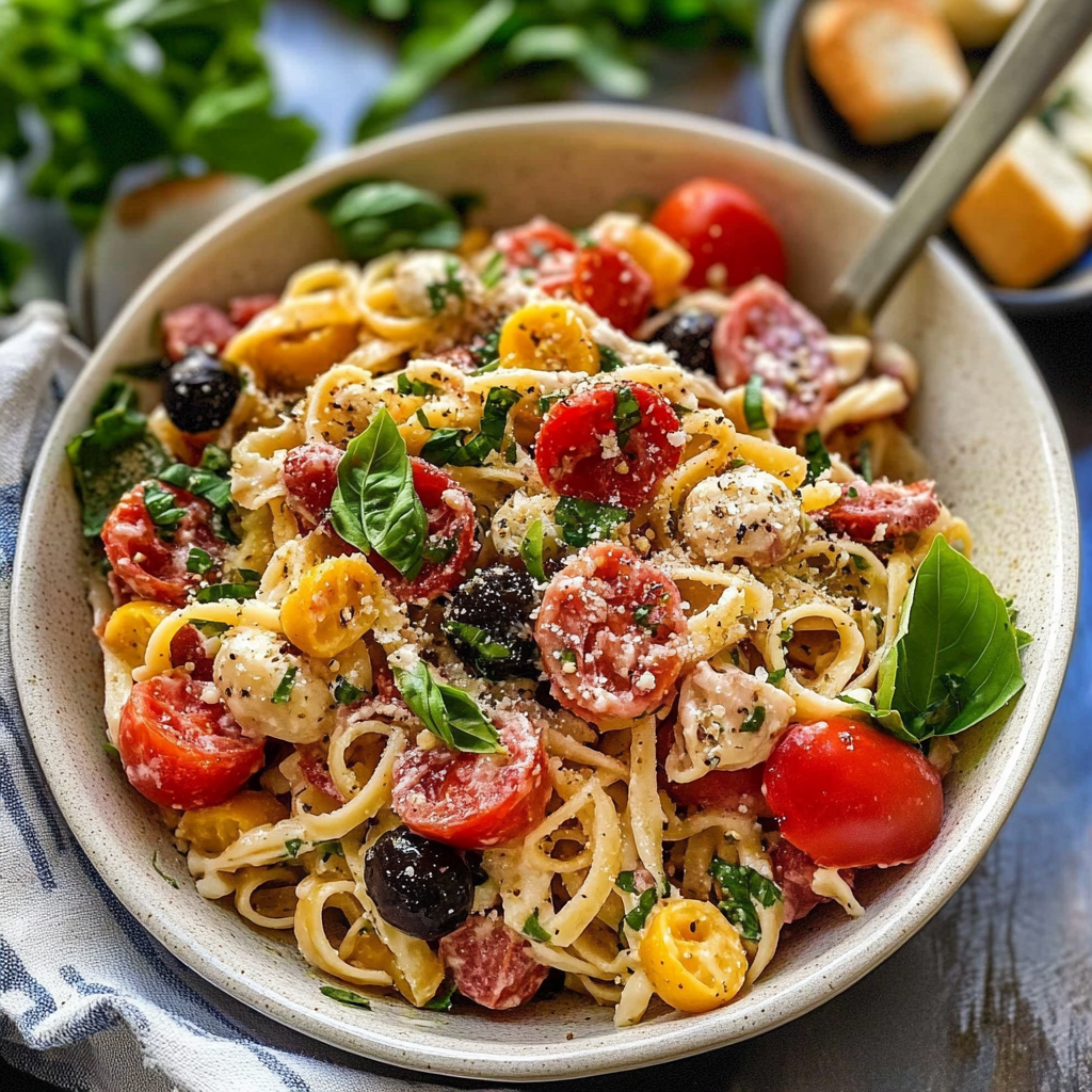 Delicious Italian Spaghetti Salad Recipe