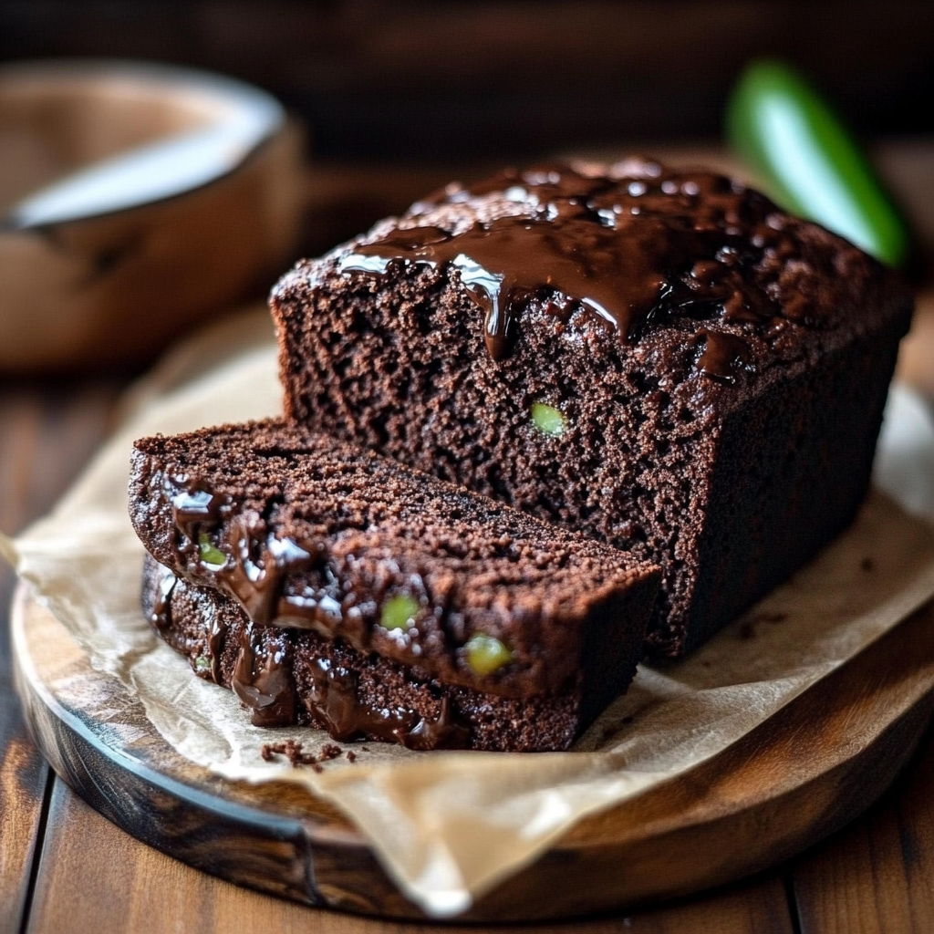 Double Dark Chocolate Zucchini Bread