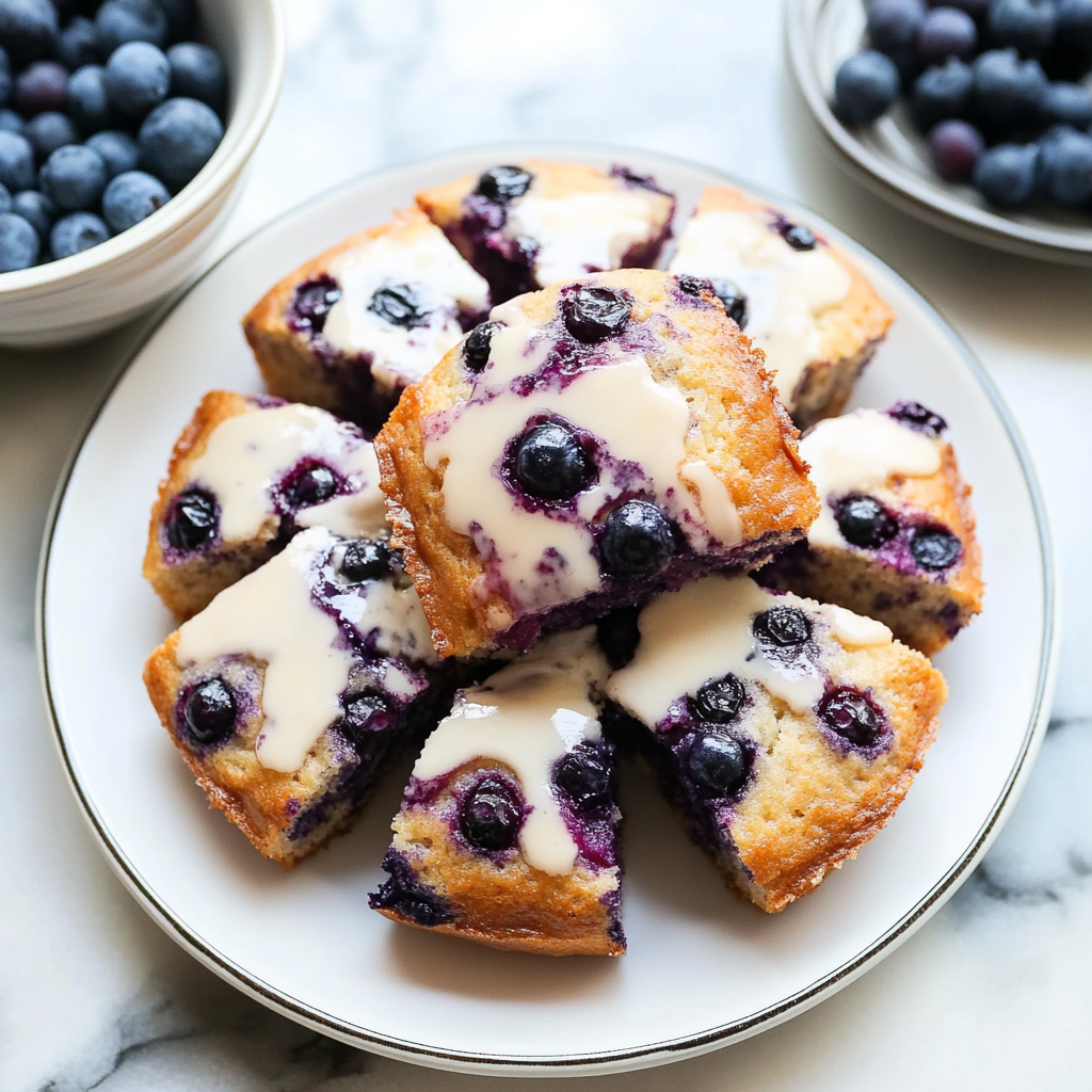 Healthy Greek Yogurt Blueberry Protein Muffins