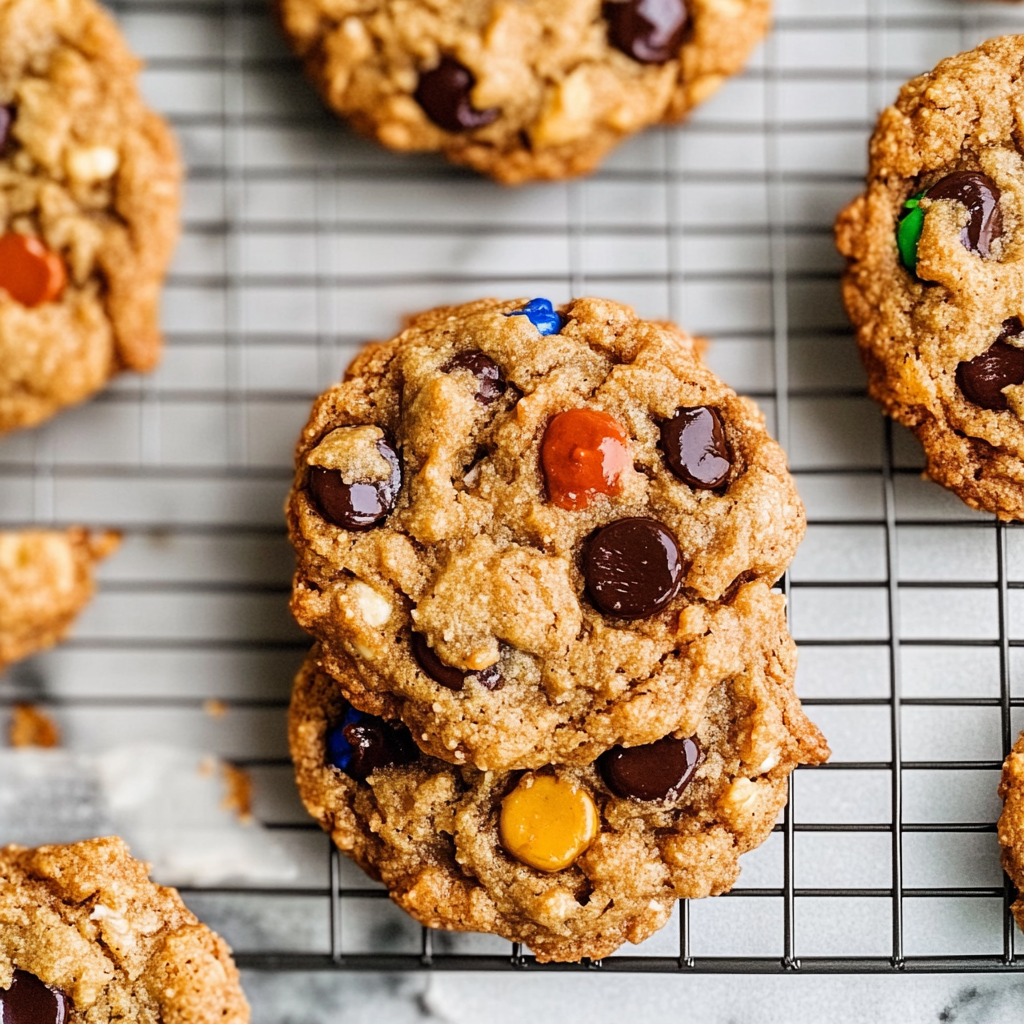Healthy Summer Banana Monster Cookies