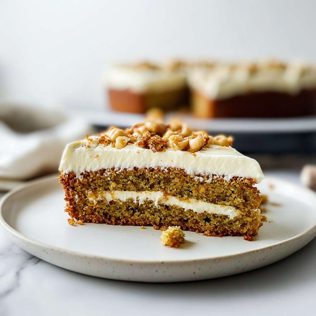 Moist Carrot Zucchini Cake with Cream Cheese Frosting