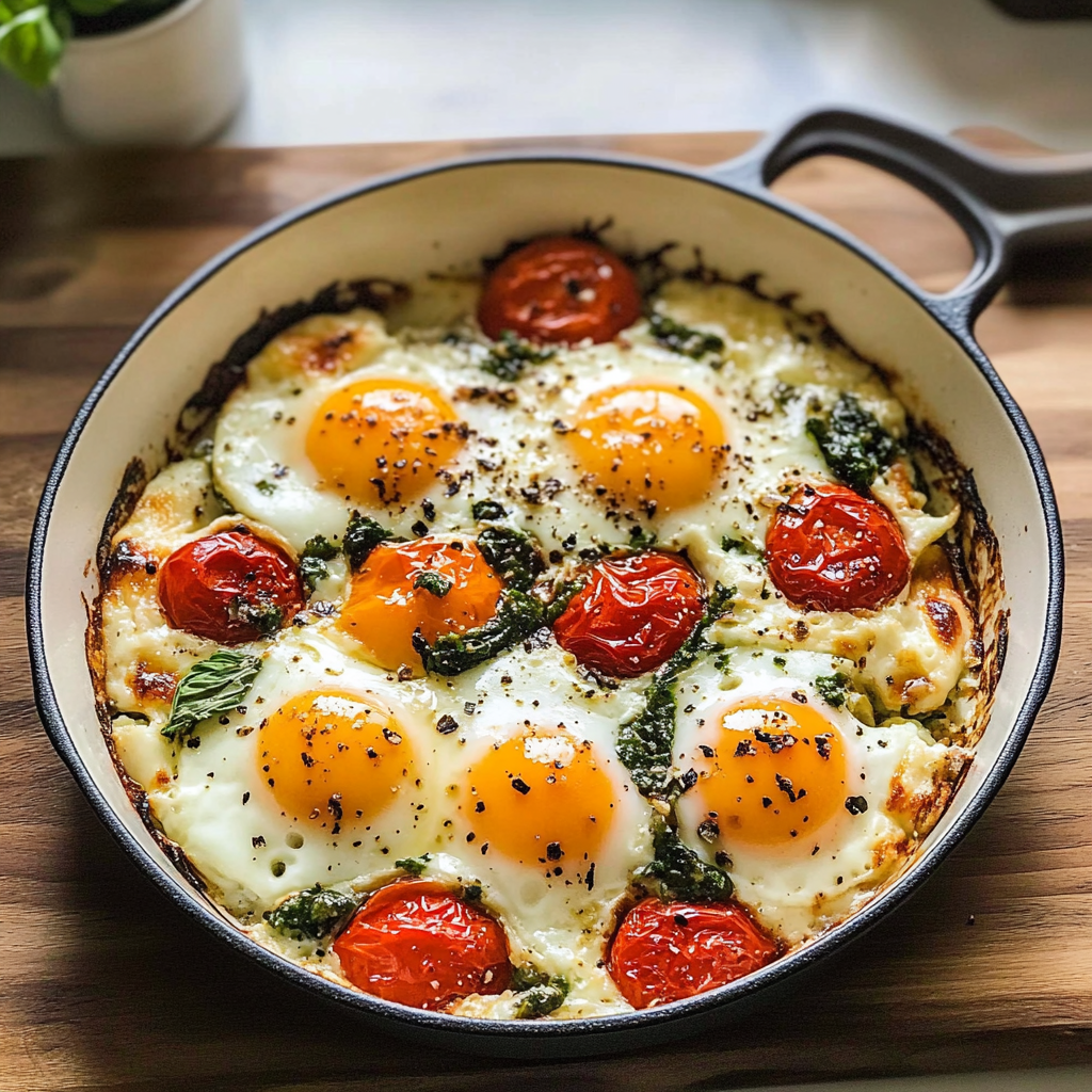 Nutrient Rich Greek Baked Eggs