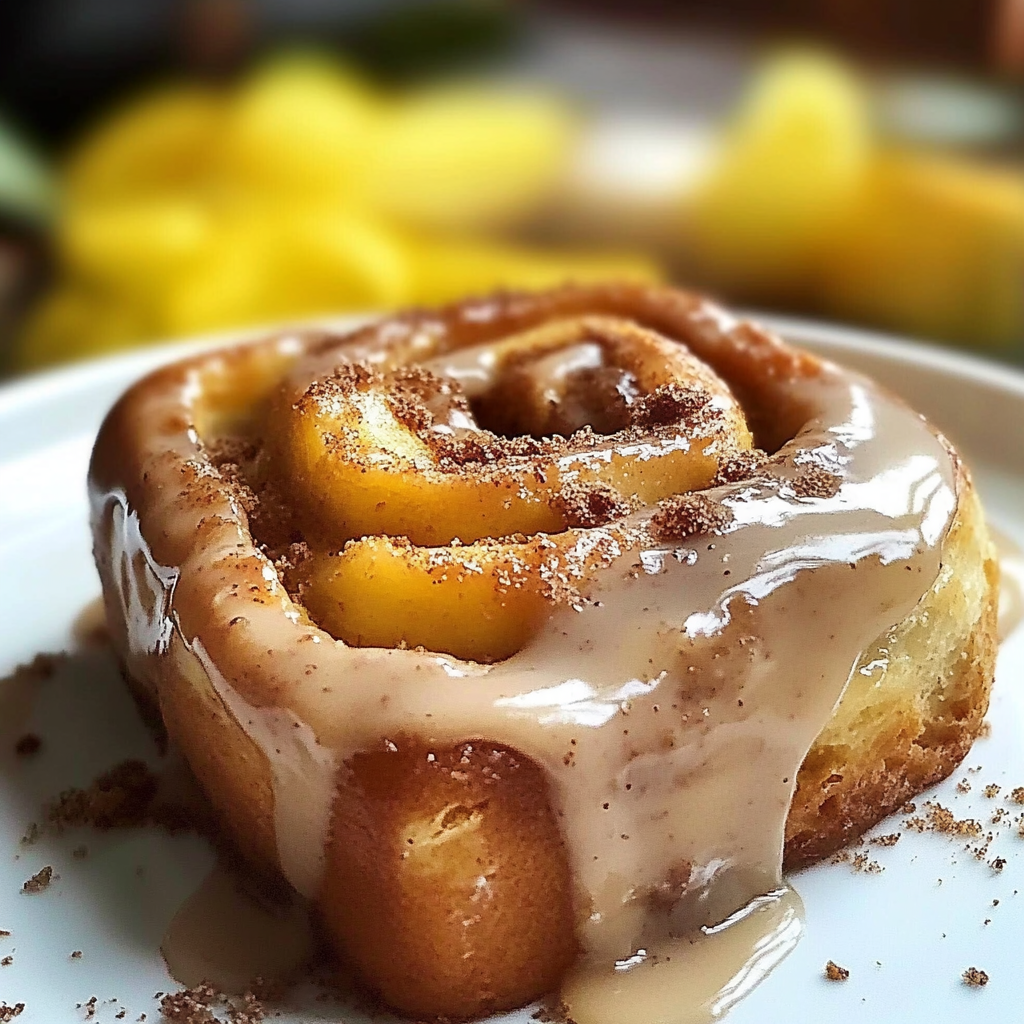 SUMMER Peach Cobbler Cinnamon Rolls