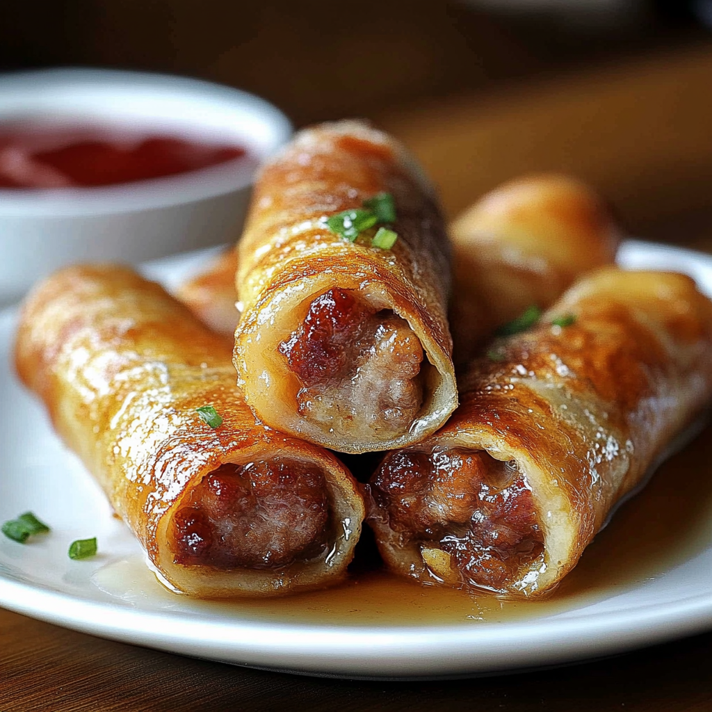 Sausage French Toast Roll-Ups Recipe