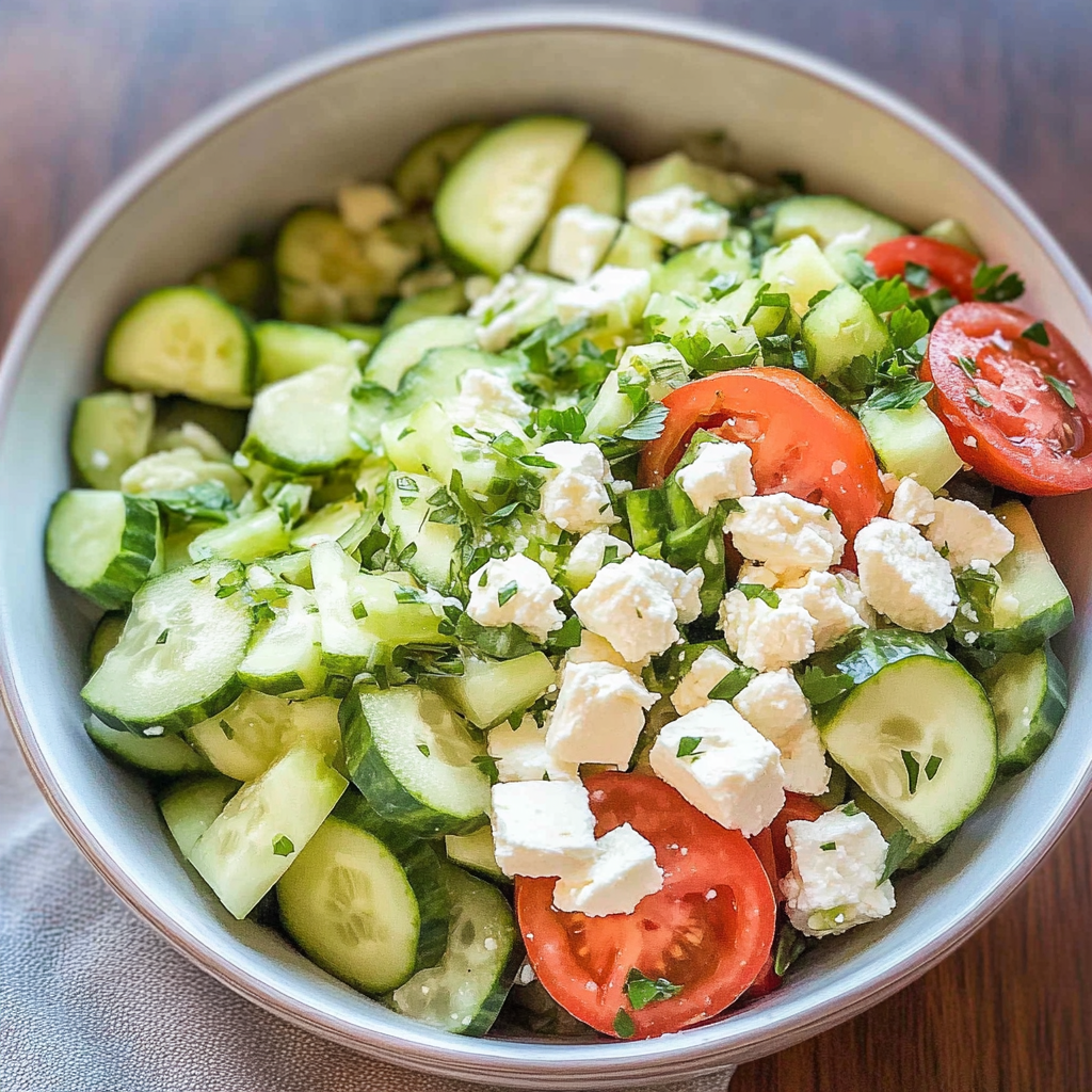 Summer Cucumber Feta Salad