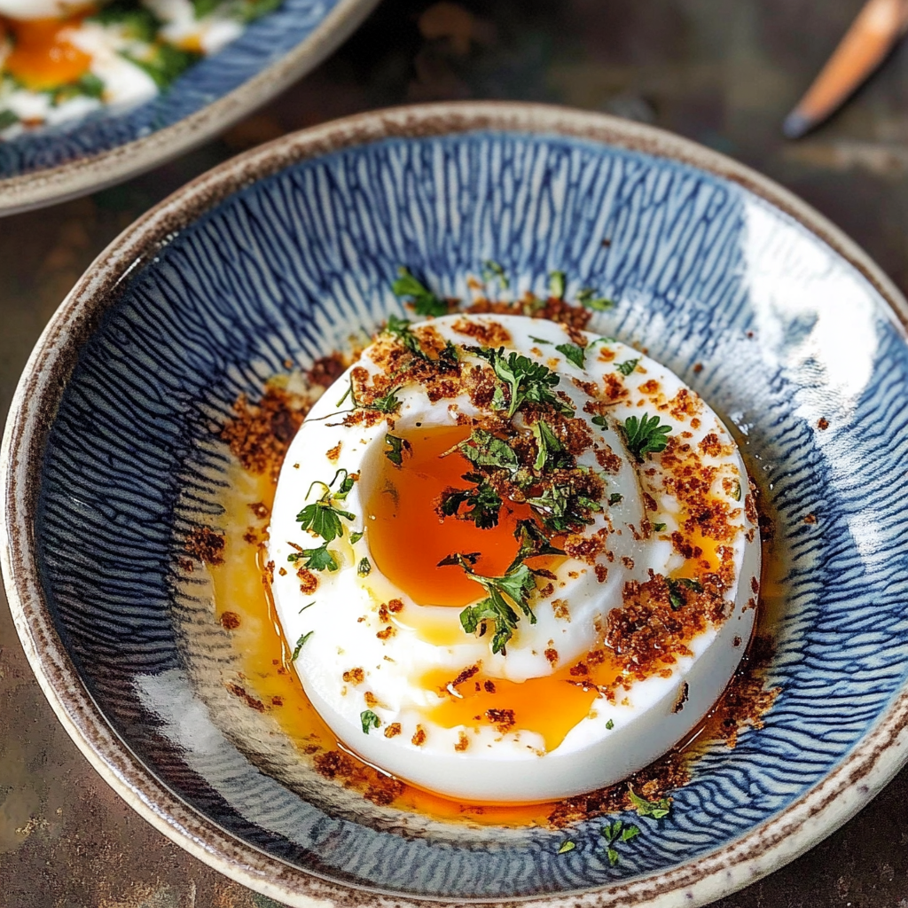 Turkish Eggs With Greek Yogurt