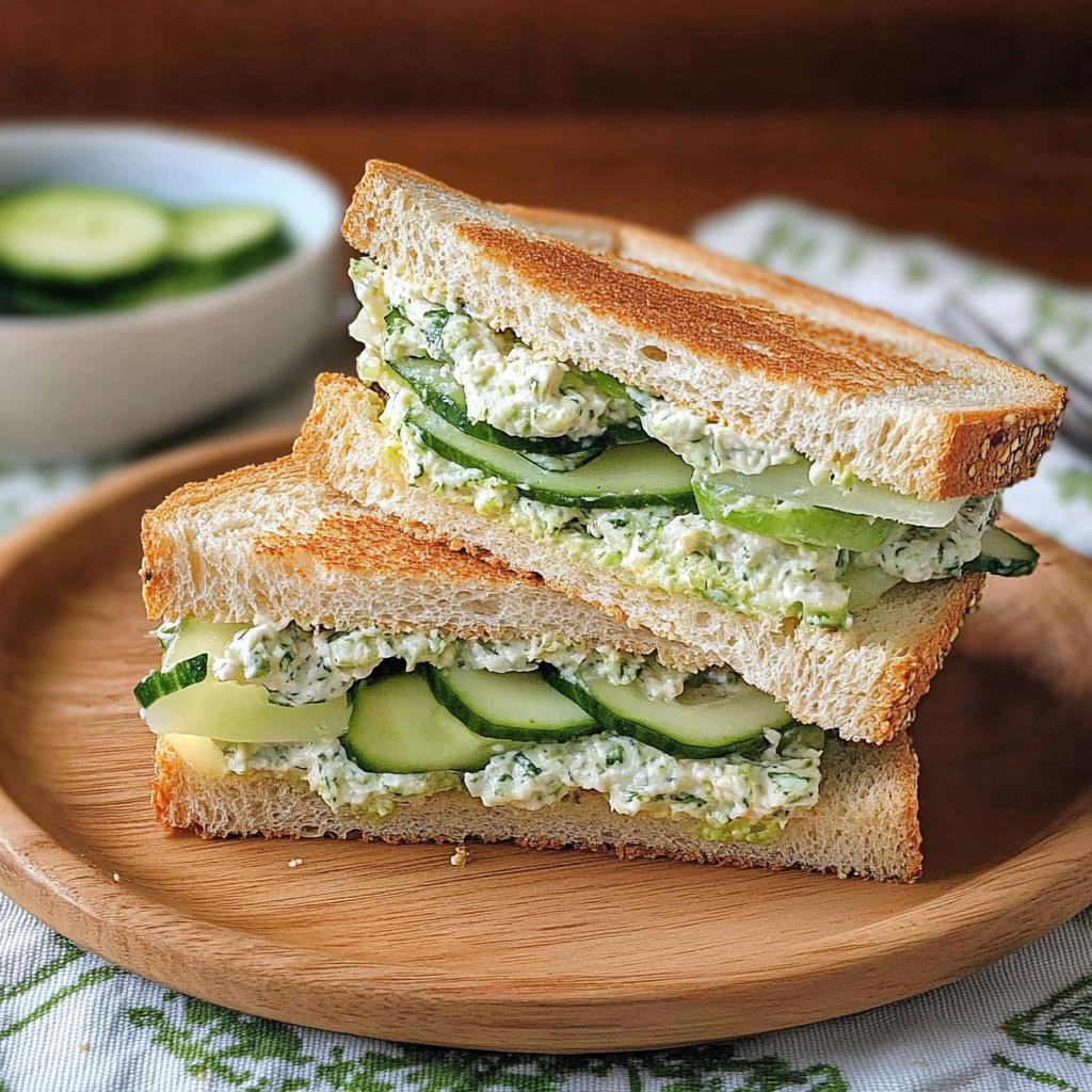 Vegan Cucumber Tea Sandwiches