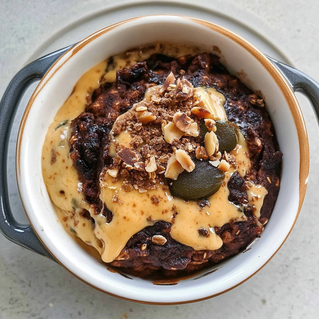 Zucchini Protein Baked Oats (Vegan)