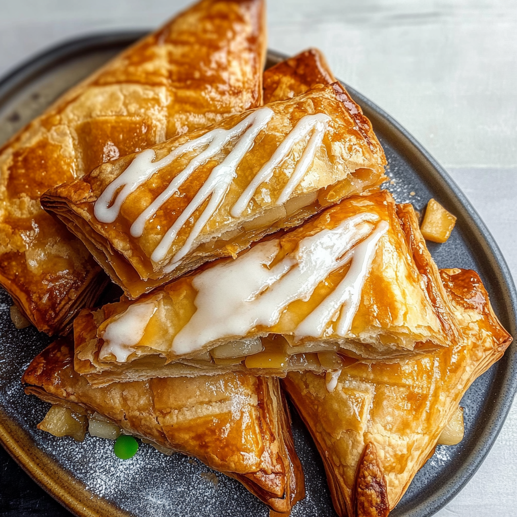apple turnovers with puff pastry