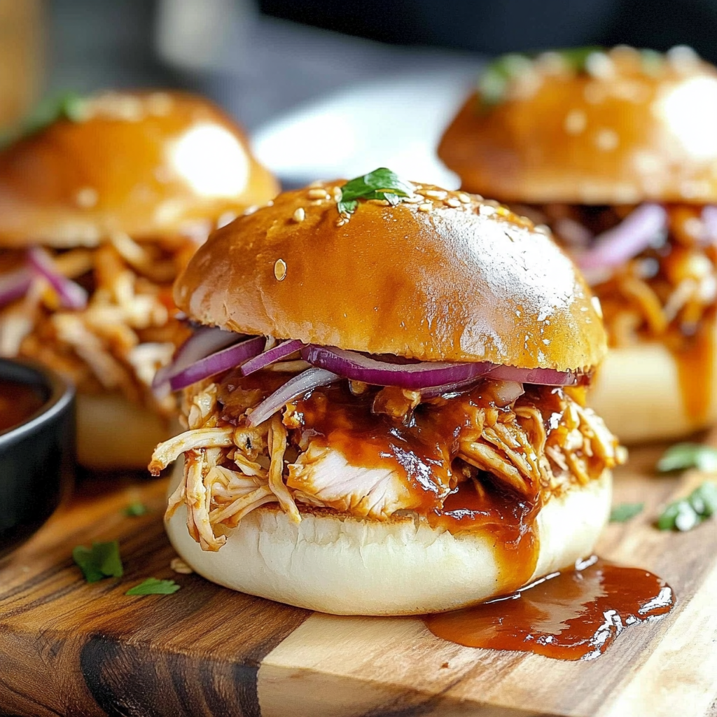 bbq chicken sliders