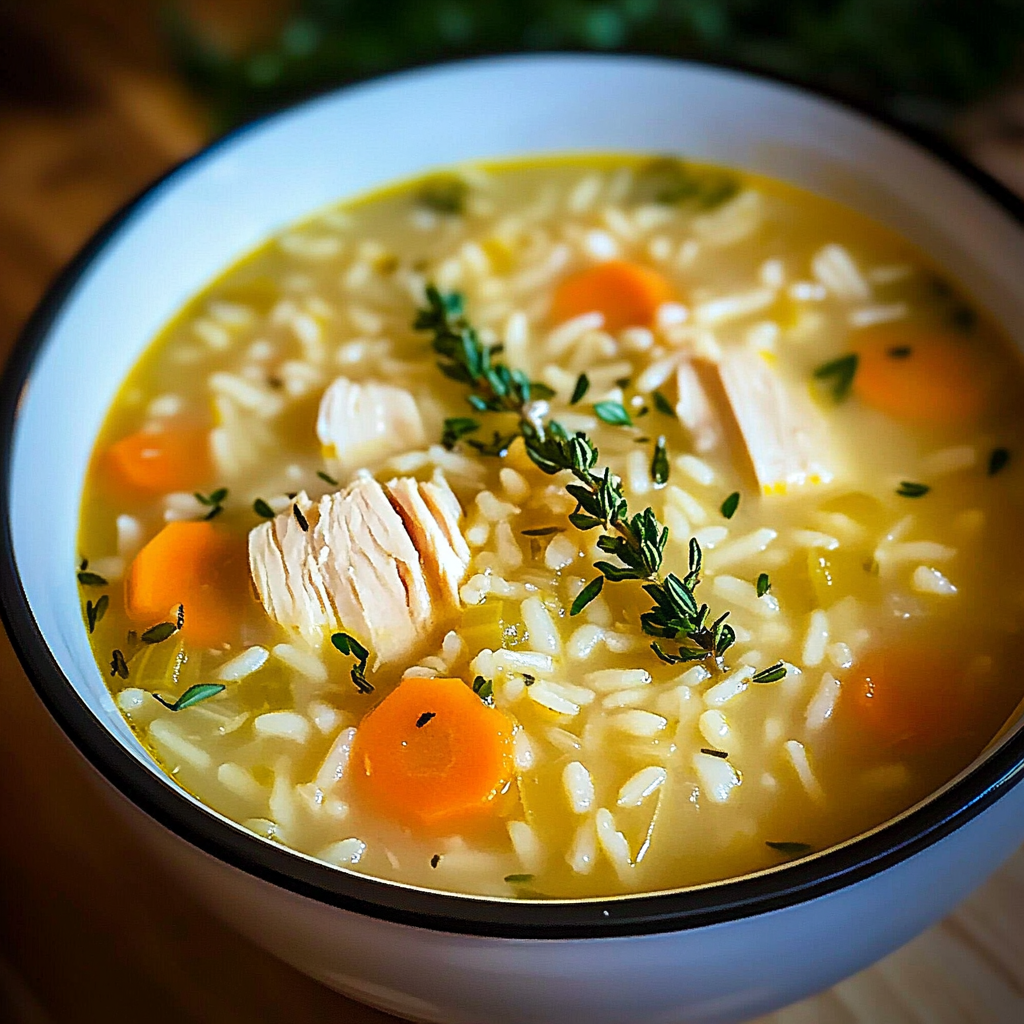 chicken and rice soup