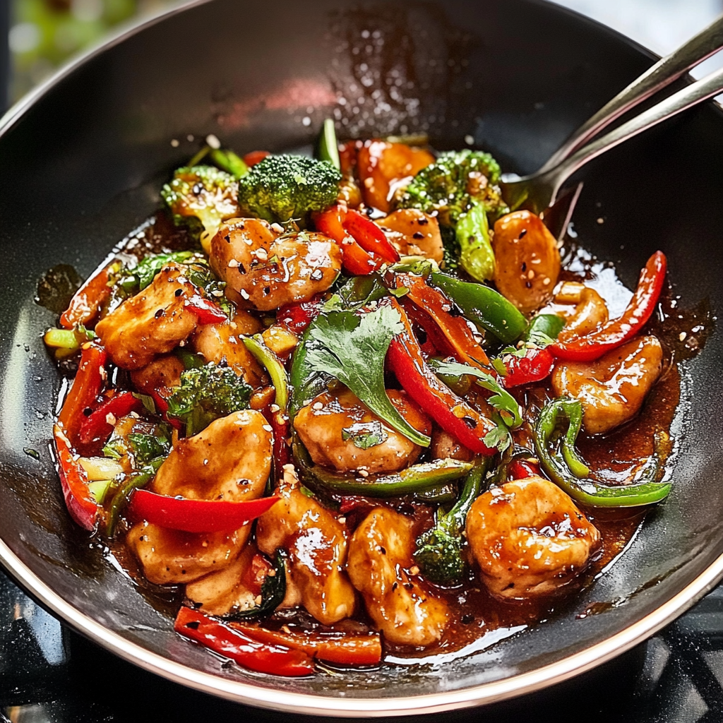 chicken stir fry with vegetables