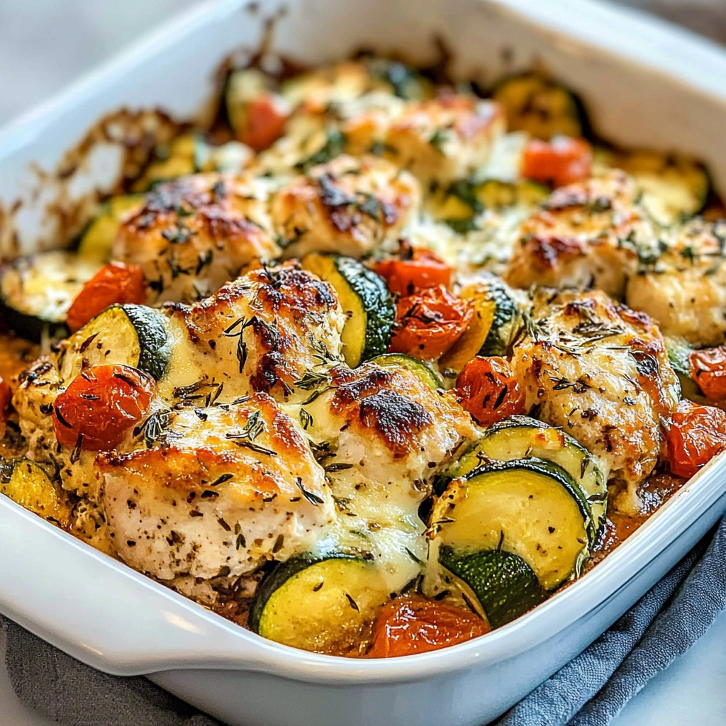 chicken zucchini bake