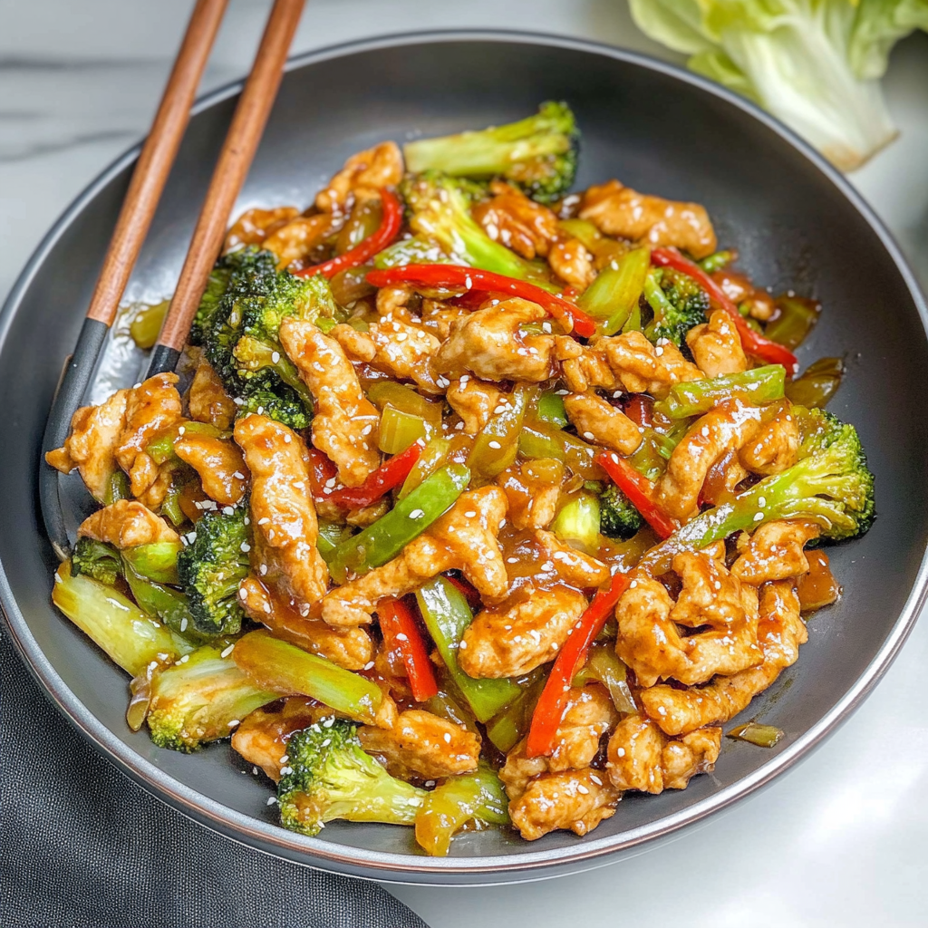 chinese chicken cabbage stir fry