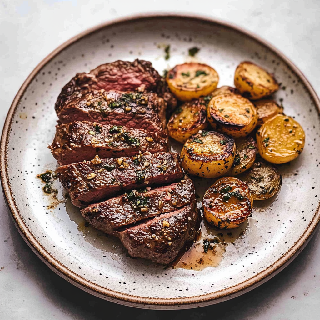 garlic butter steak