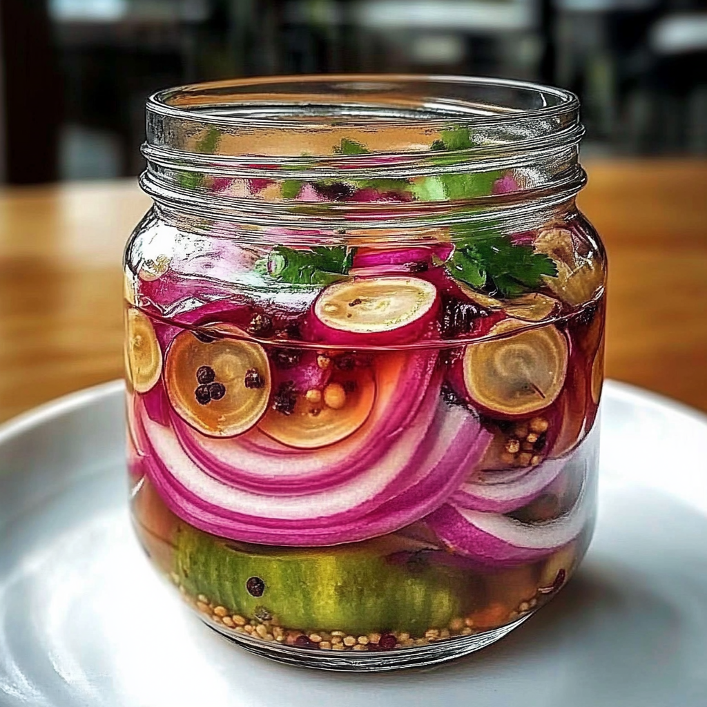 pickled red onions
