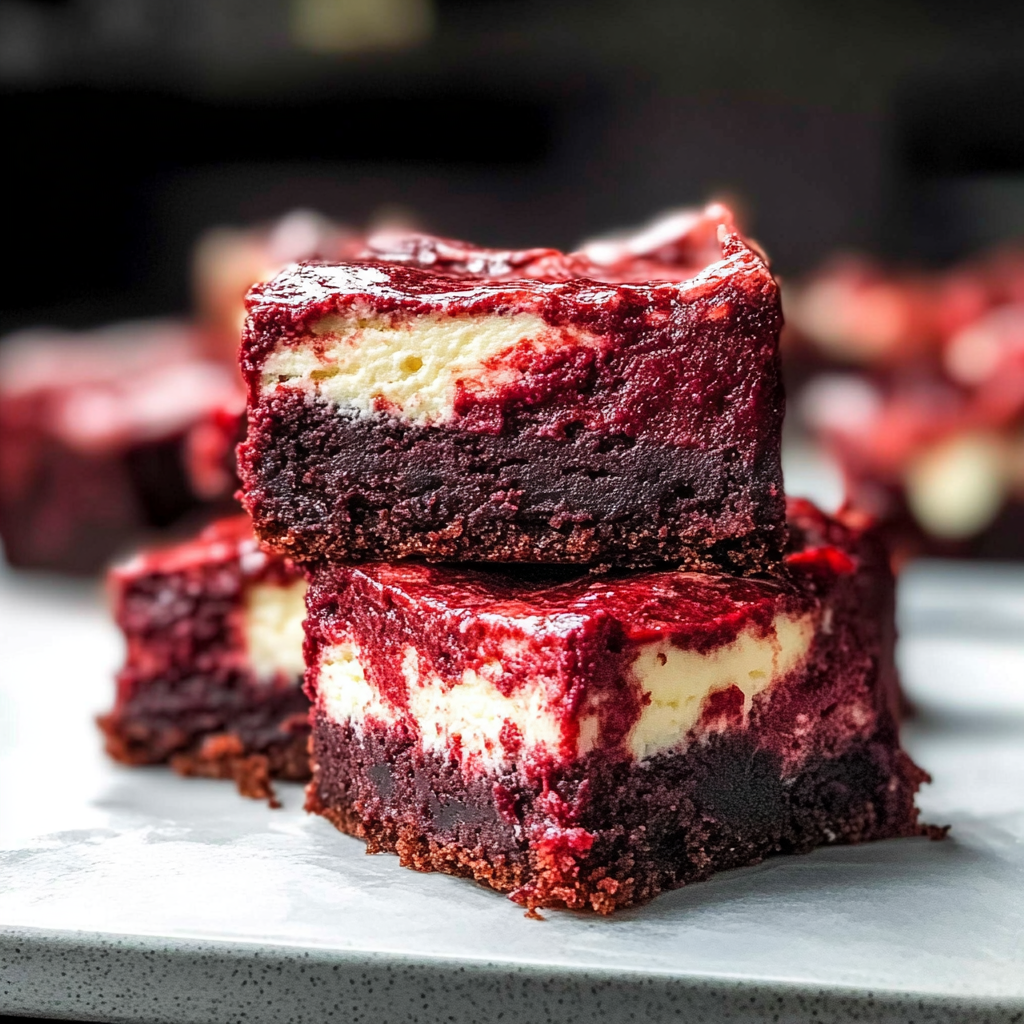 red velvet cheesecake brownies