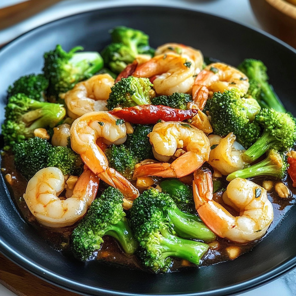 shrimp and broccoli stir fry