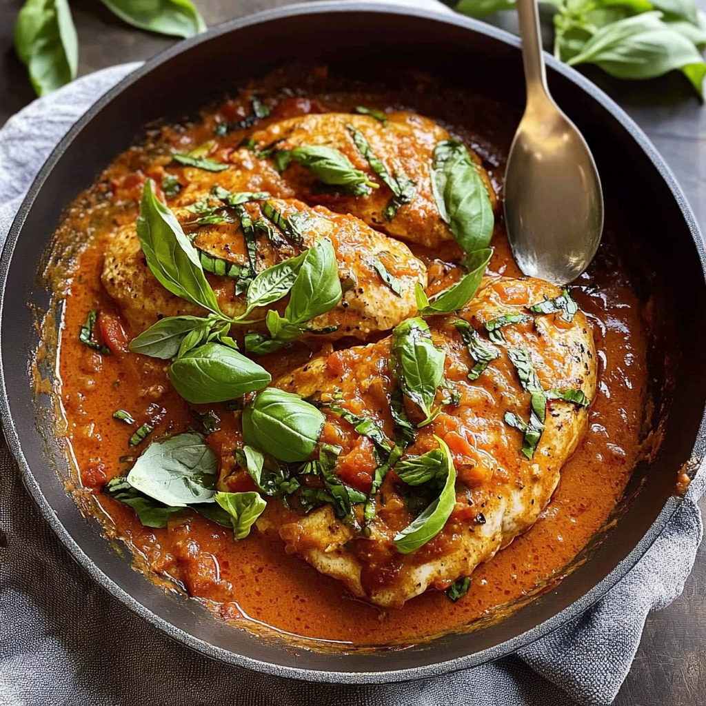 tomato basil chicken