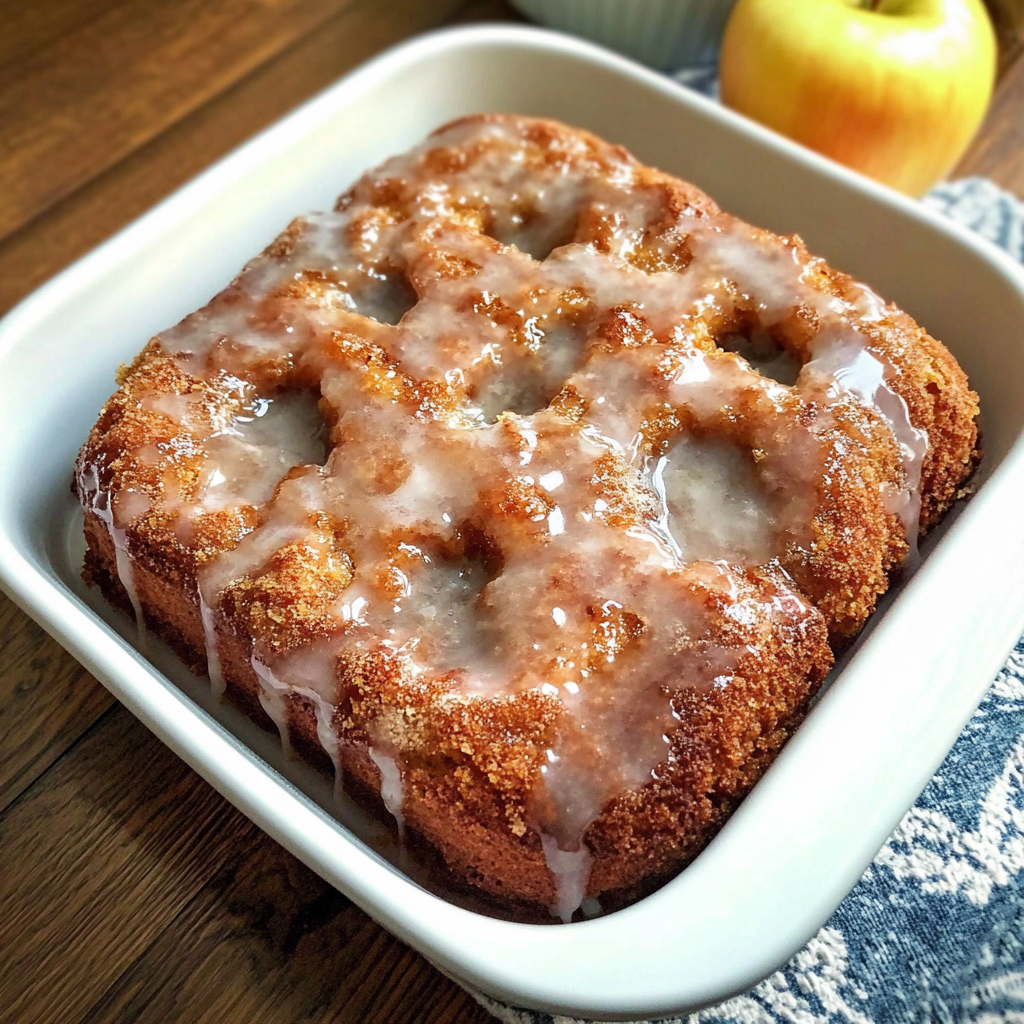 Apple Cider Donut Snack Cake