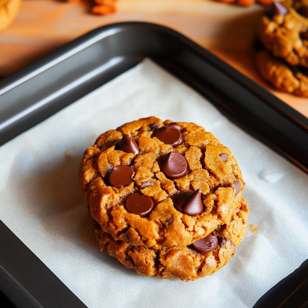 Brown Butter Pumpkin Chocolate Chip Cookies