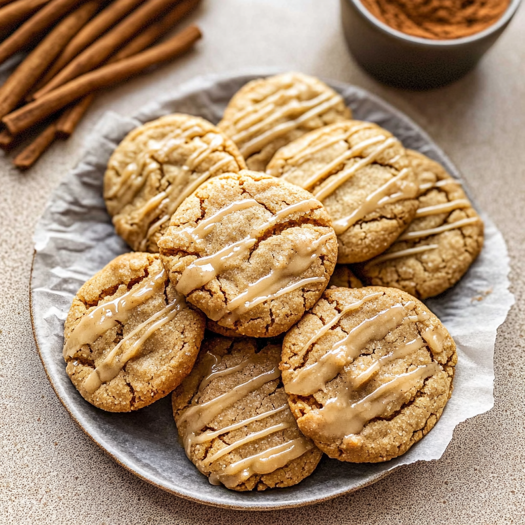 Chewy Brown Sugar Maple Cookies.
