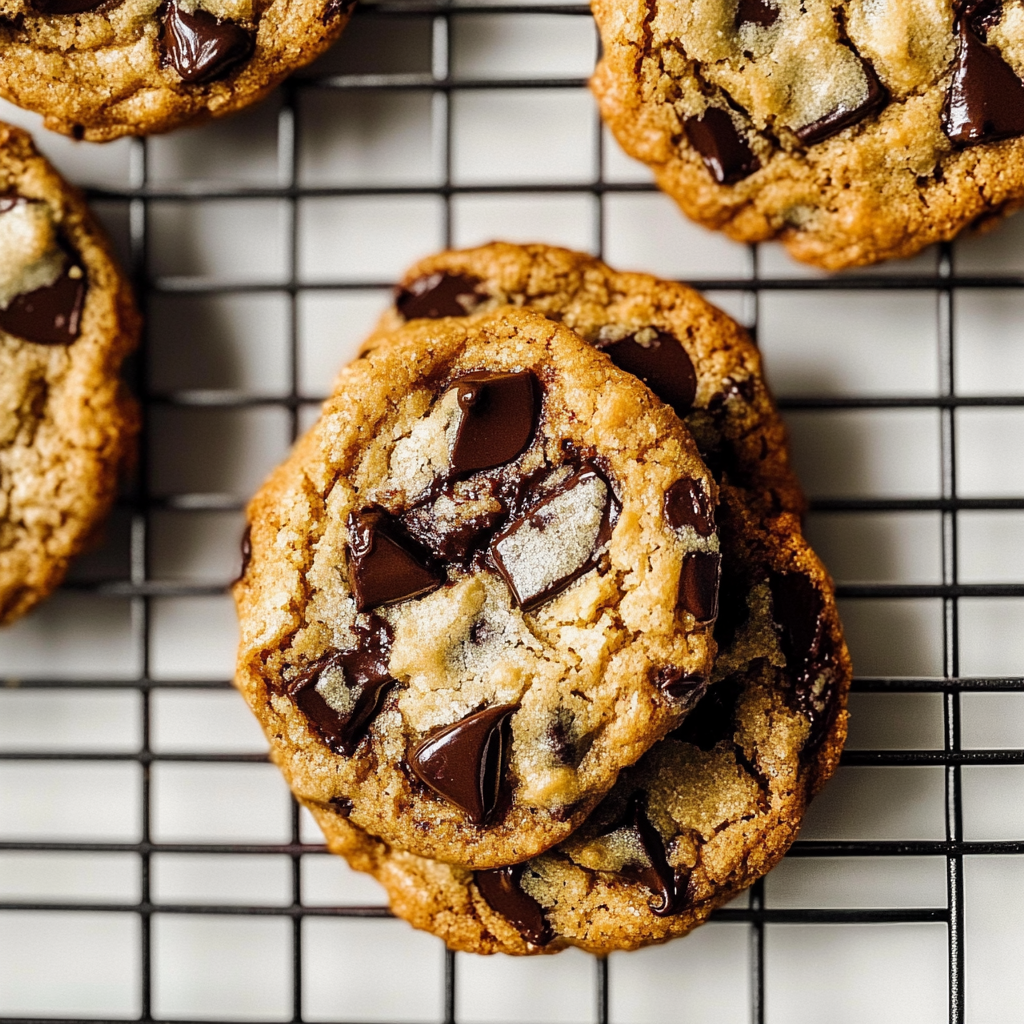 Chewy Gooey Sourdough Chocolate Chip Cookies