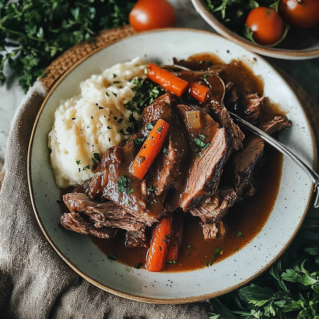 Comfort Food Alert: Slow Cooker Pot Roast with Gravy