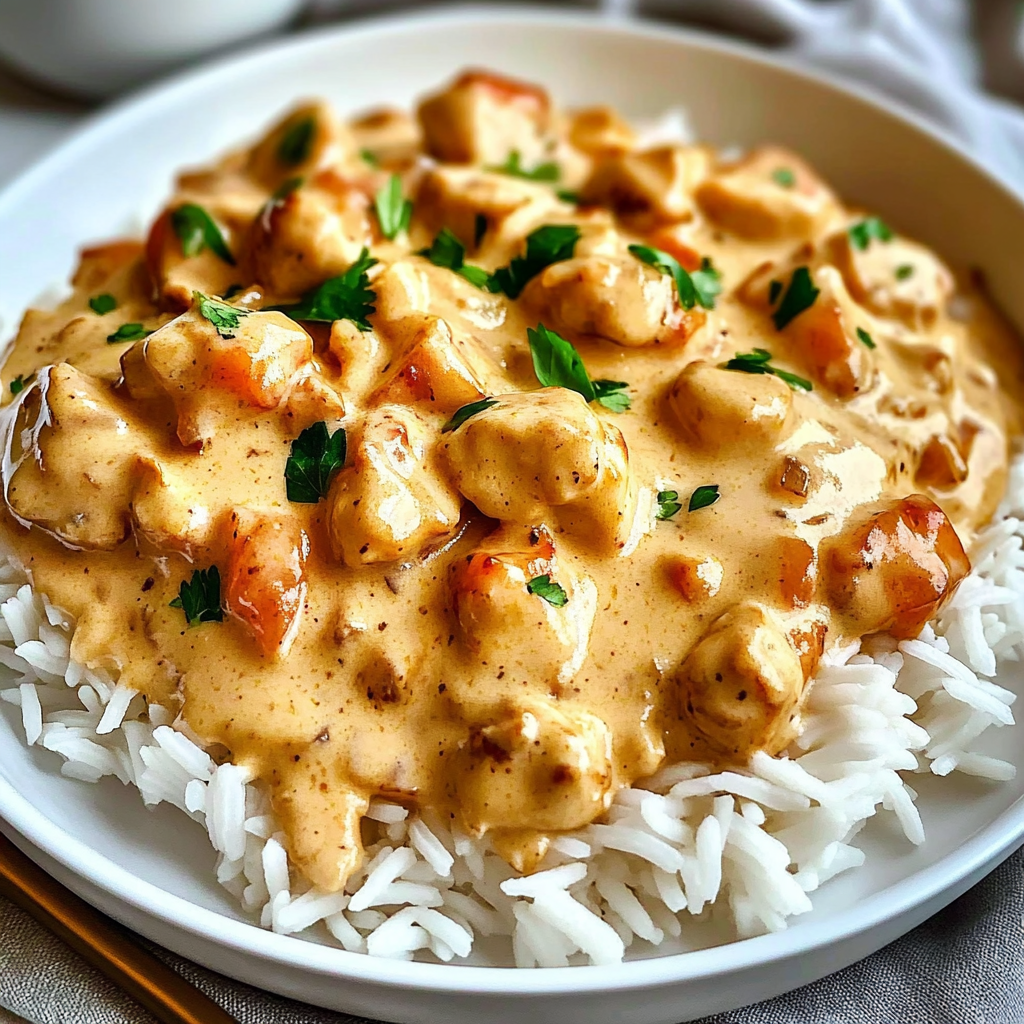 Creamy Smothered Chicken and Rice l