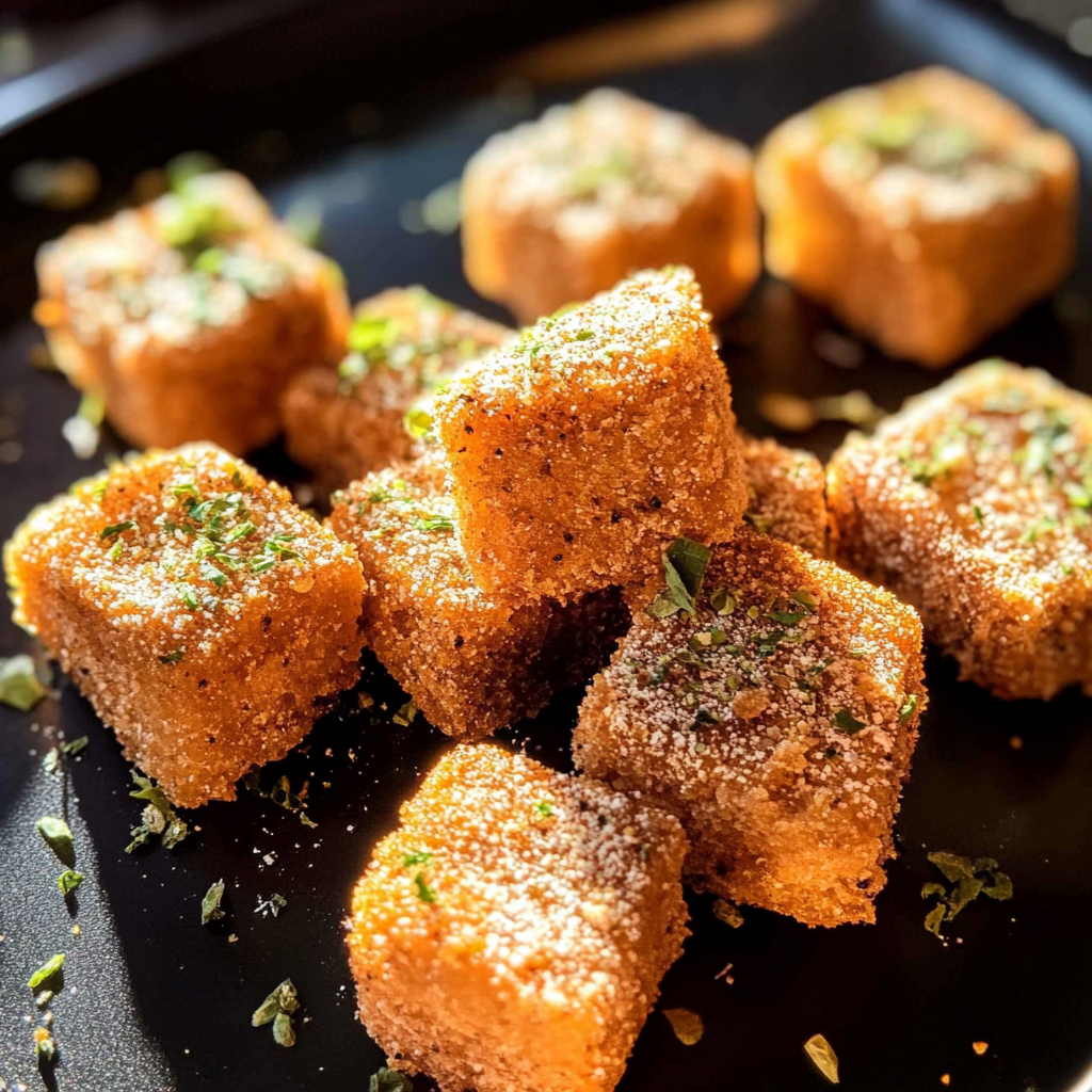 Crispy Cheesy Sweet Potato Bites.