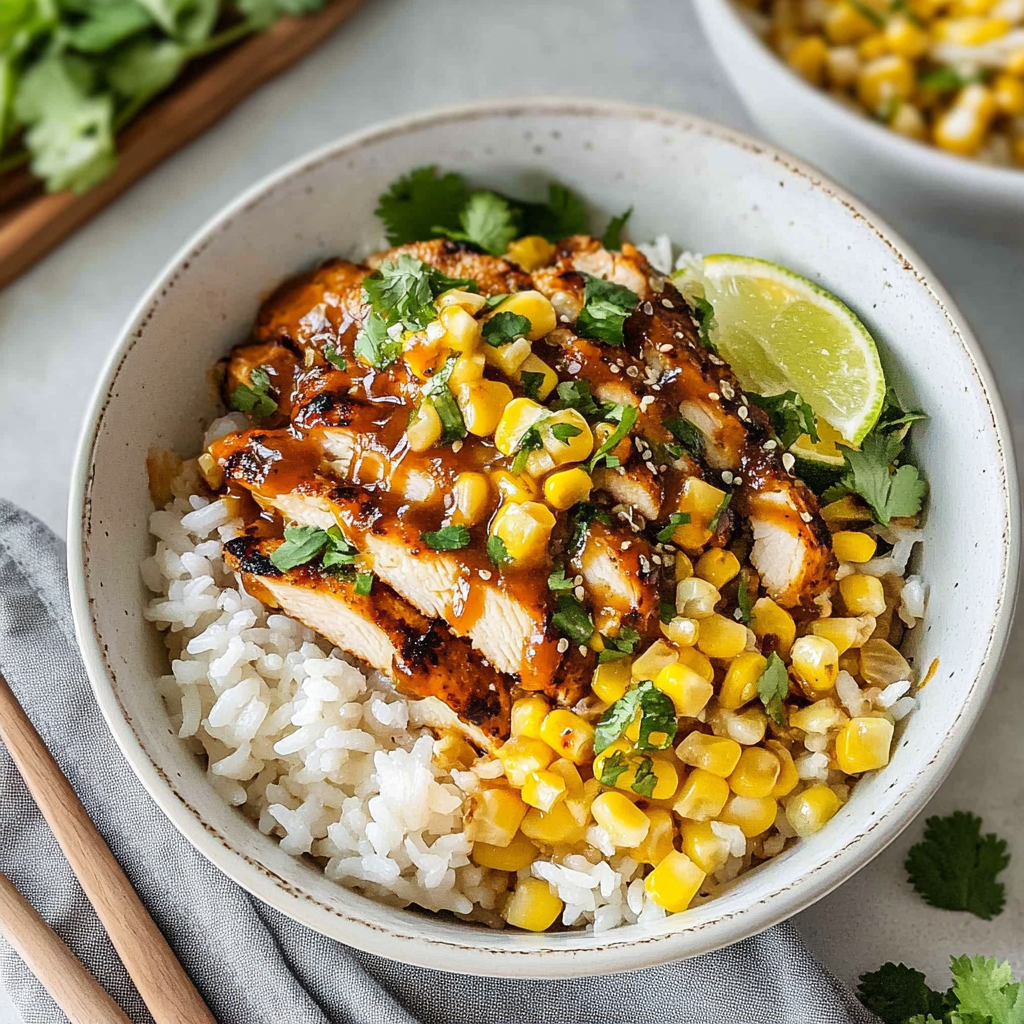 Easy Street Corn Chicken Rice Bowl