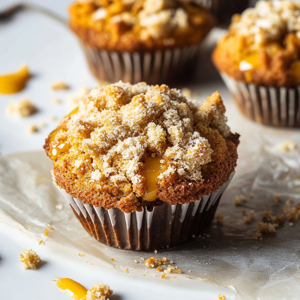 Fall Desserts: Apple Muffins with Crumb Topping