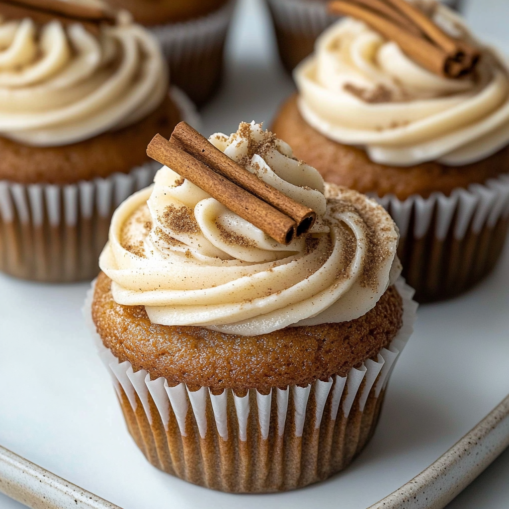 Fall Desserts: Brown Butter Dirty Chai Cupcakes