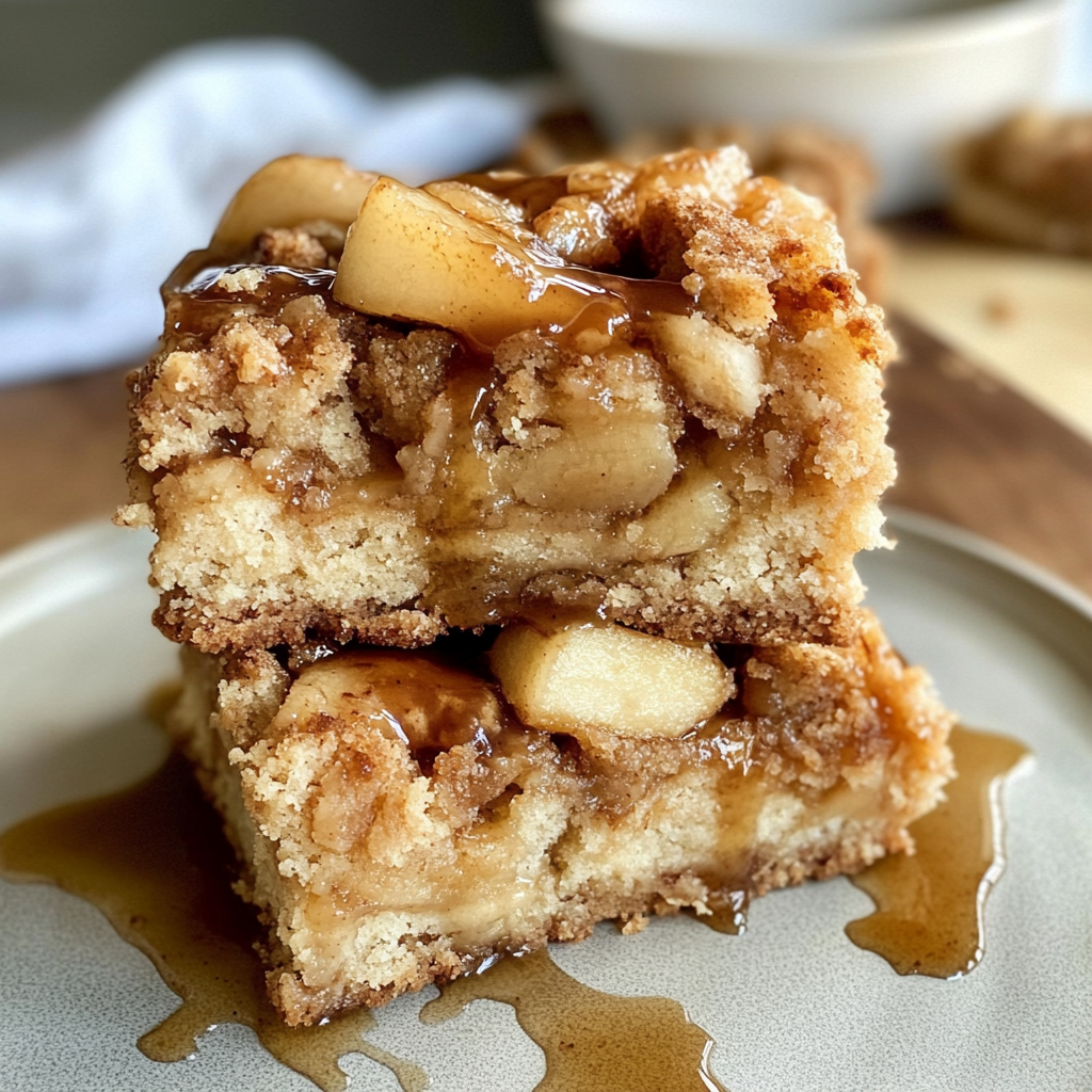 Fall Desserts: Caramel Apple Cheesecake Bars