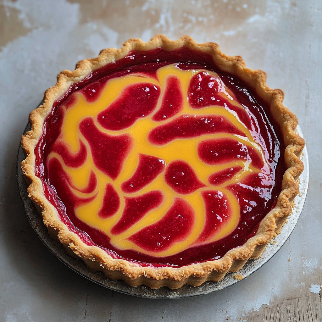 Fall Desserts: Cranberry-Orange Curd Tart