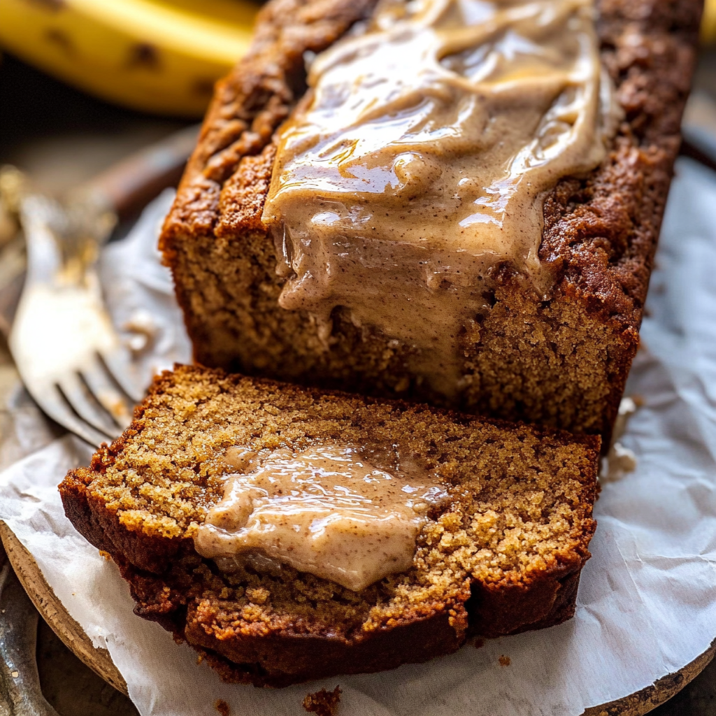 Fall Desserts: Maple Banana Bread with Cinnamon Butter