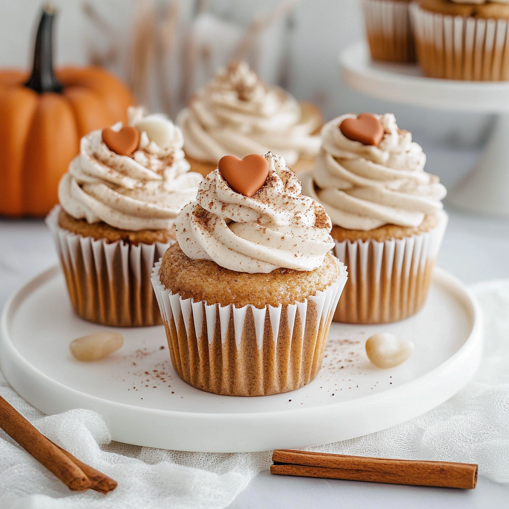 Fall Desserts: Pumpkin Cheesecake Cupcakes
