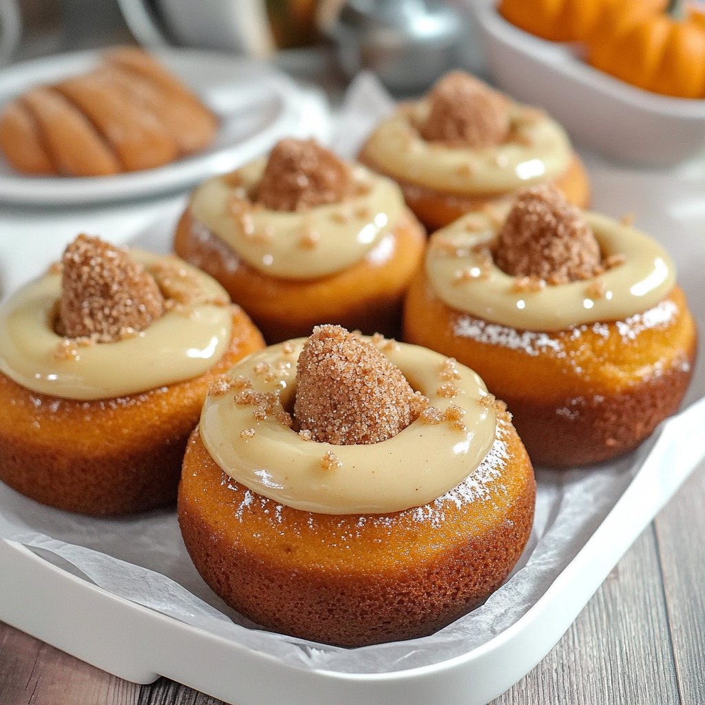 Fall Desserts: Pumpkin Spice Baked Donuts