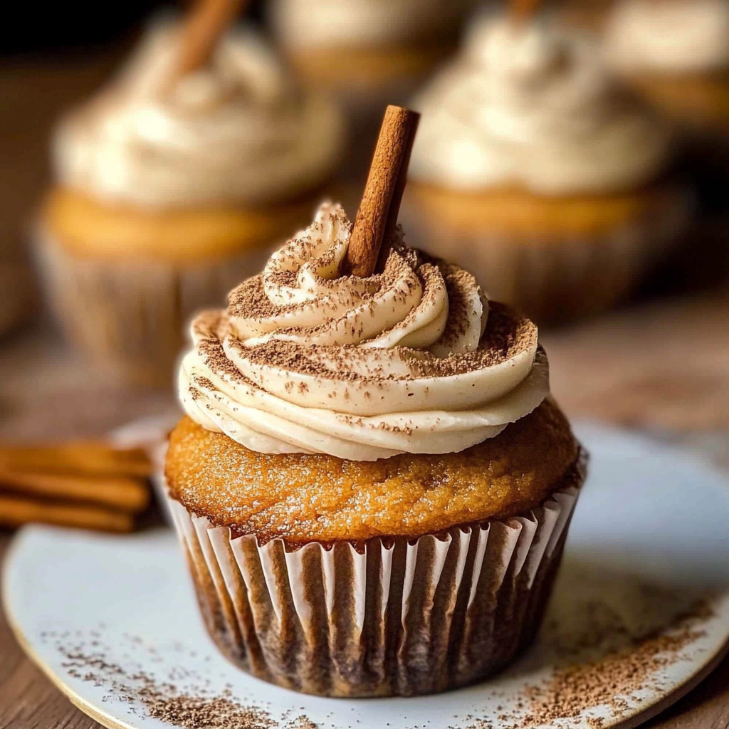 Fall Desserts: Vanilla Chai Pumpkin Cupcakes