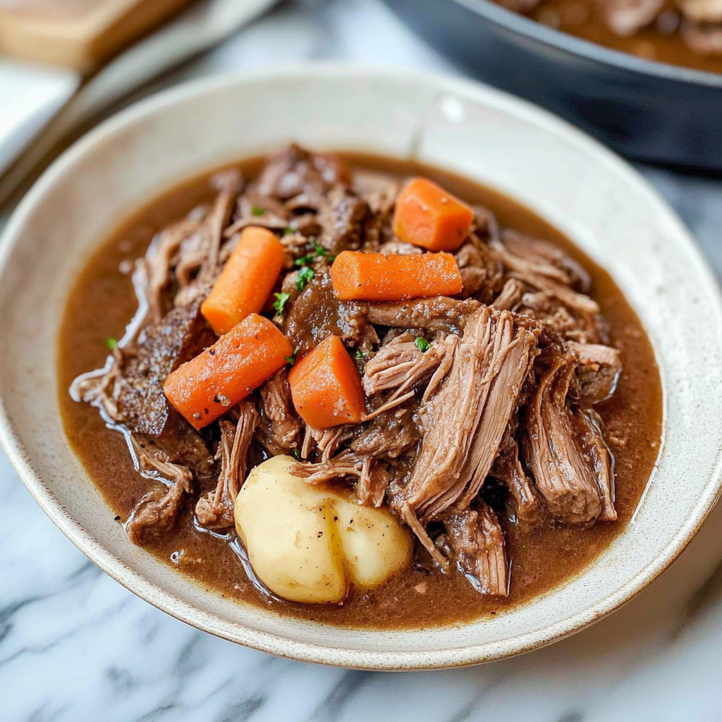 Melt-In-Your-Mouth Crockpot Pot Roast