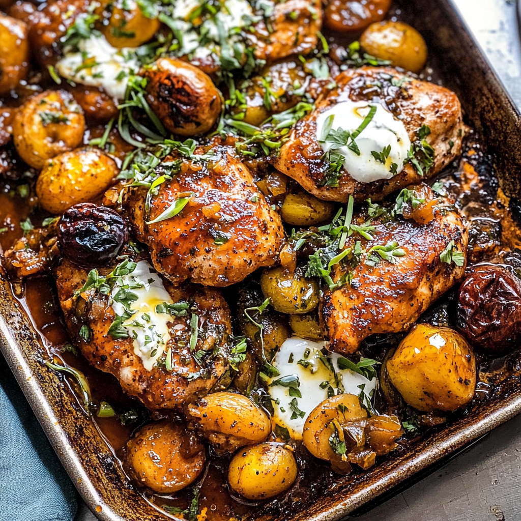 One Pan Balsamic Chicken: Quick, Healthy, and Delicious