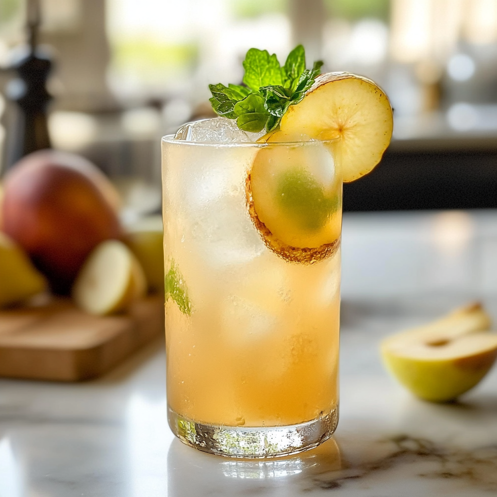 Pear Ginger Beer Mocktail