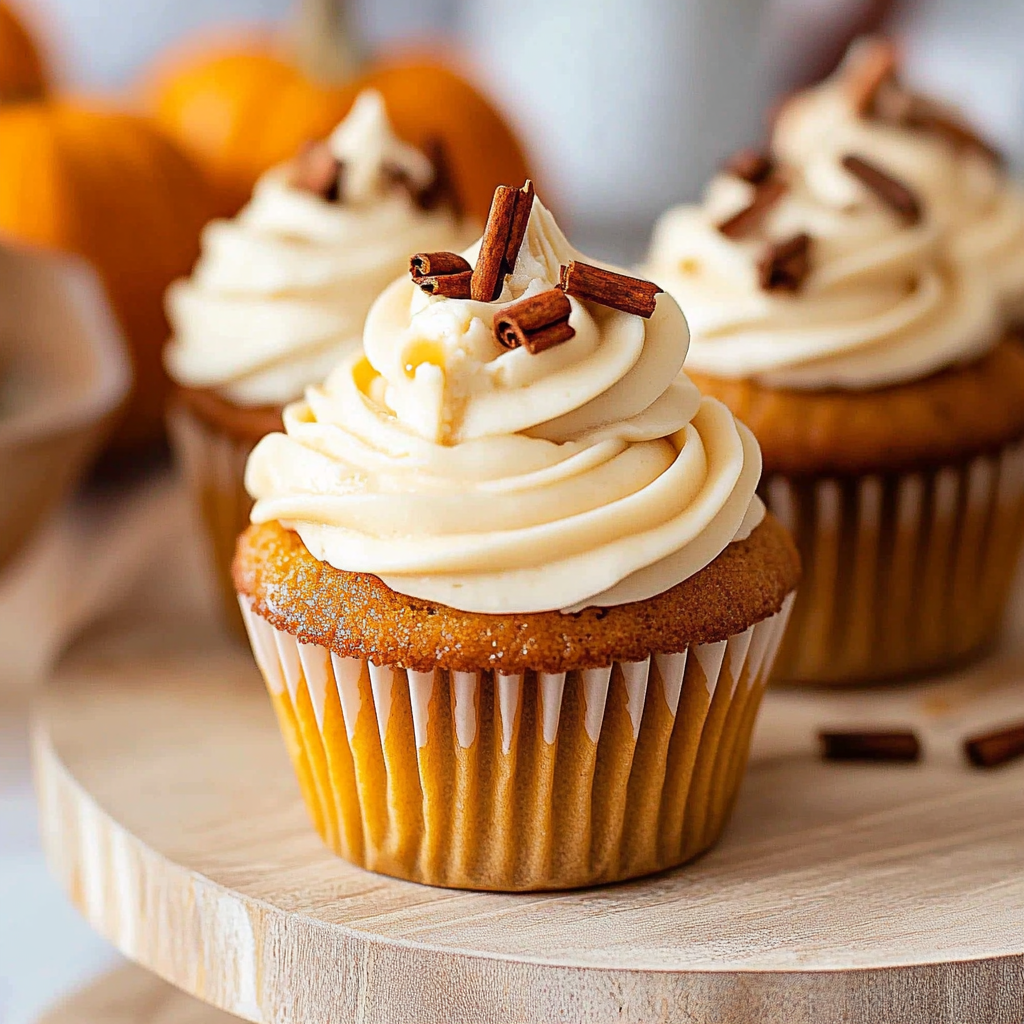 Pumpkin Cheesecake Cupcake Recipe