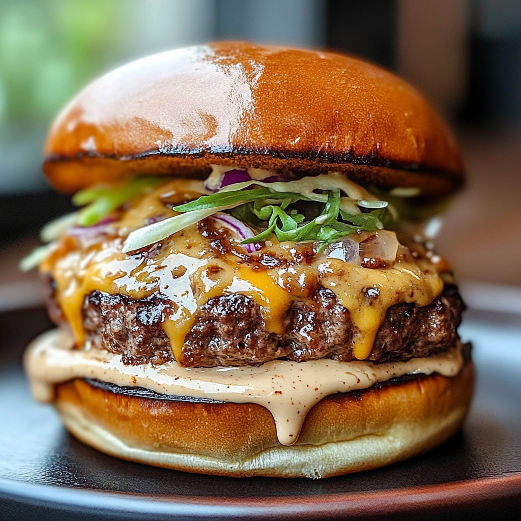 Smash Burgers with House Sauce